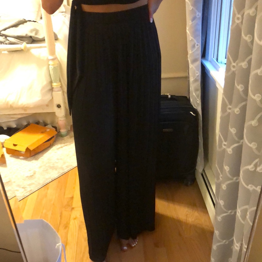 Zara flowy wide leg pants